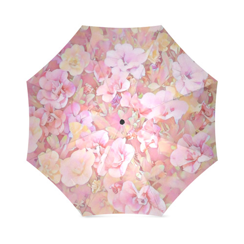Lovely Floral 36A by FeelGood Foldable Umbrella (Model U01)
