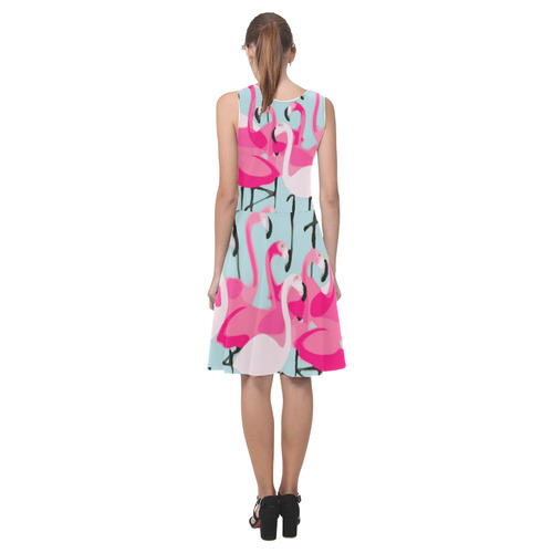 Pink Flamingo Pink Flamingos Atalanta Casual Sundress(Model D04)