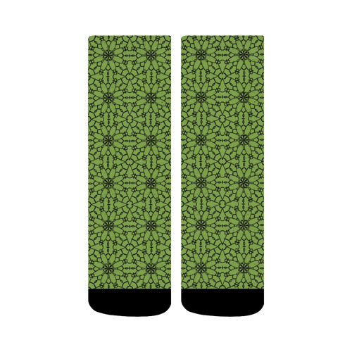 Greenery Lace Crew Socks