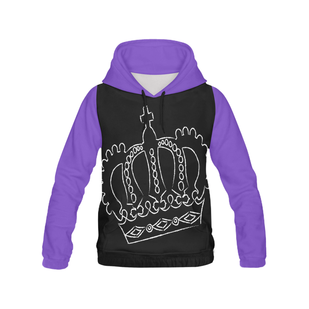 black and purple hoodie mens