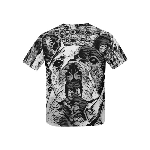 FRENCH BULLDOG BY CRASSCO KIDS Kids' All Over Print T-shirt (USA Size) (Model T40)