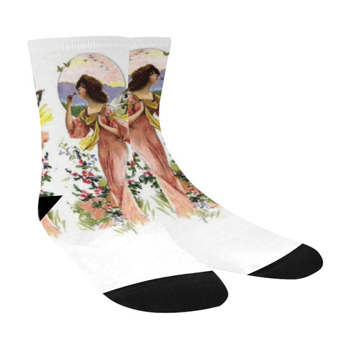 Vintage Fairy Moonlight Crew Socks