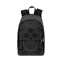 DARK TRIBAL SKULL Fabric Backpack for Adult (Model 1659)