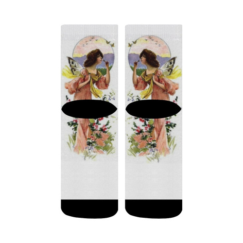 Vintage Fairy Moonlight Crew Socks