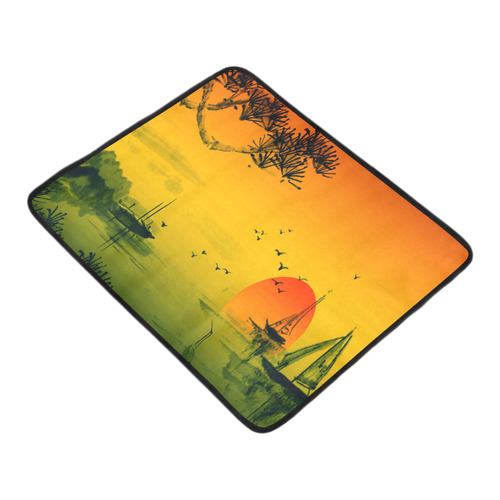 Sunset Orient Escape Beach Mat 78"x 60"