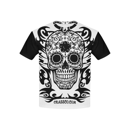 FUNNY SKULL FOR COOL BOYS Kids' All Over Print T-shirt (USA Size) (Model T40)