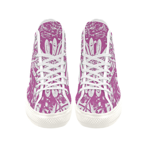 FLOWER PINK VI Vancouver H Women's Canvas Shoes (1013-1)