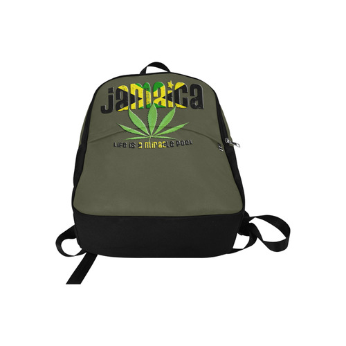 JAMAICA CANNABIS Fabric Backpack for Adult (Model 1659)