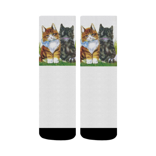 Vintage Kittens Crew Socks