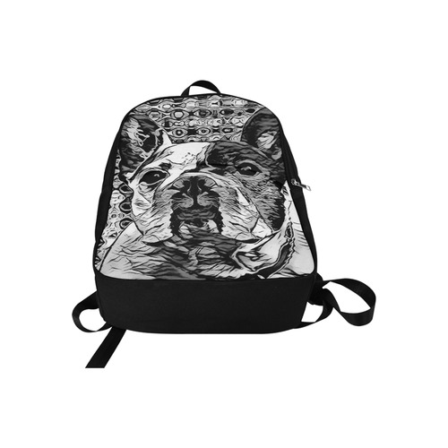 FUNNY FRENCH BULLDOG Fabric Backpack for Adult (Model 1659)