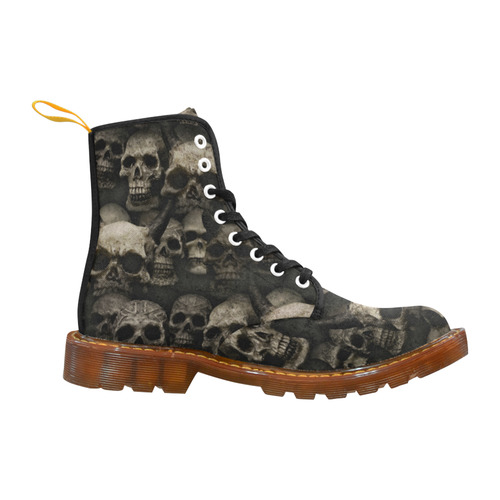 Crypt of the devilish dead skull Martin Boots For Women Model 1203H