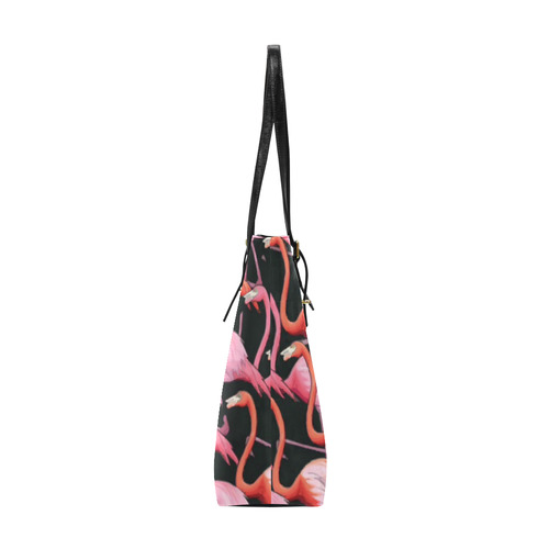 Beautiful Pink Flamingos Summer Pattern Euramerican Tote Bag/Small (Model 1655)