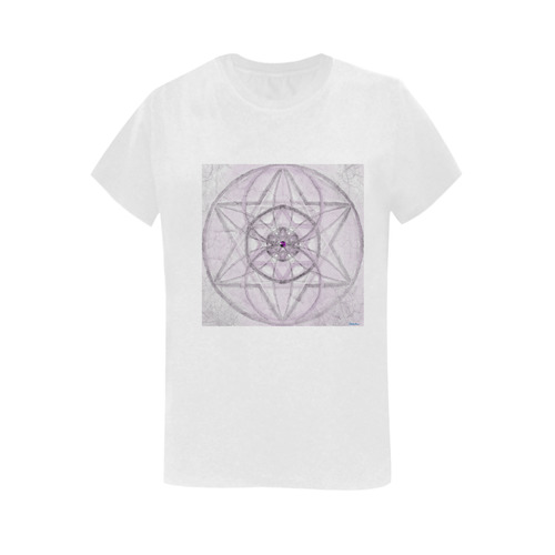 Protection- transcendental love by Sitre haim Women's T-Shirt in USA Size (Two Sides Printing)