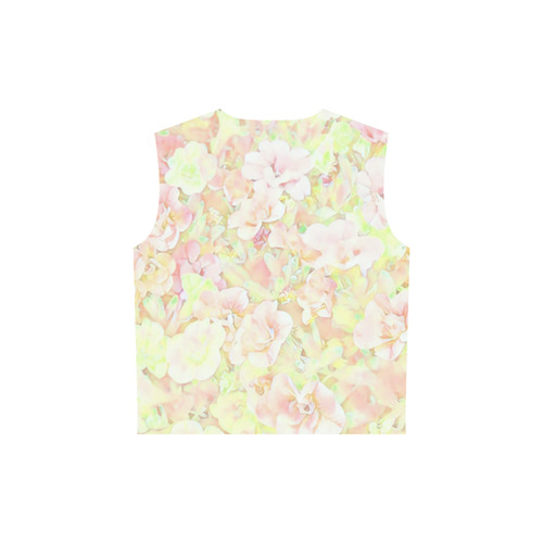 Lovely Floral 36C by FeelGood All Over Print Sleeveless Hoodie for Women (Model H15)