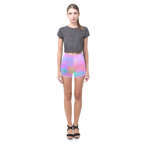 pink clouds Briseis Skinny Shorts (Model L04)