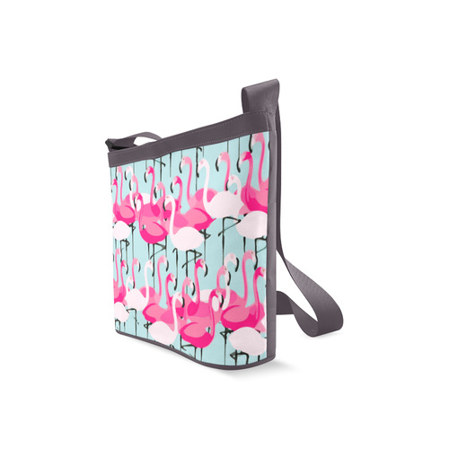 Pink Flamingo Pink Flamingos Crossbody Bags (Model 1613)