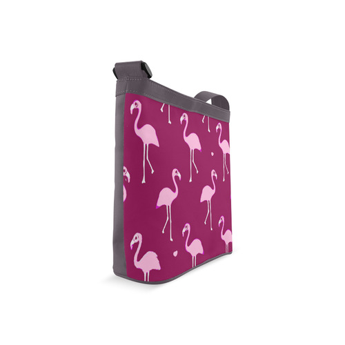 Pink Flamingos Summer Pattern Crossbody Bags (Model 1613)