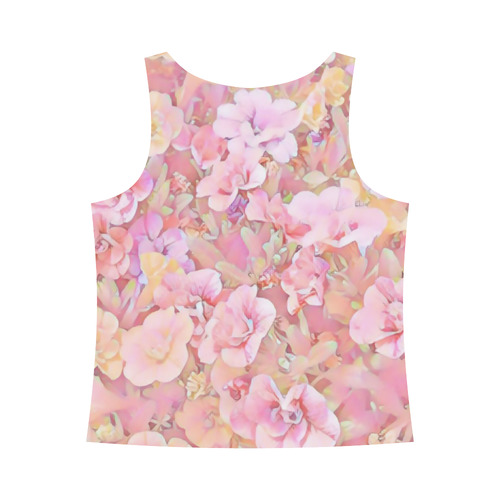 Lovely Floral 36A by FeelGood All Over Print Tank Top for Women (Model T43)