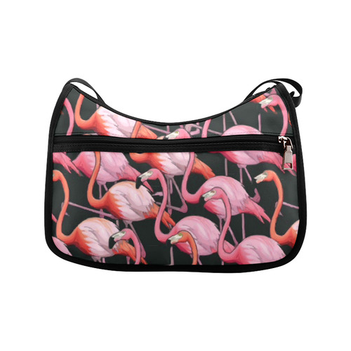 Beautiful Pink Flamingos Summer Pattern Crossbody Bags (Model 1616)