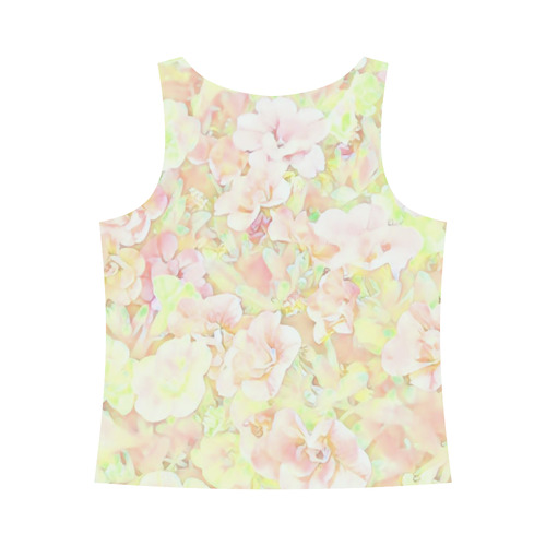 Lovely Floral 36C by FeelGood All Over Print Tank Top for Women (Model T43)