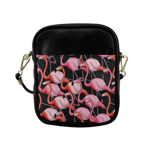 Beautiful Pink Flamingos Summer Pattern Sling Bag (Model 1627)