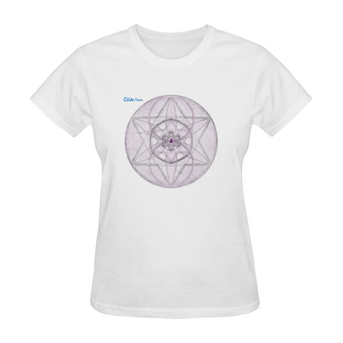 Protection- transcendental love by Sitre haim Sunny Women's T-shirt (Model T05)