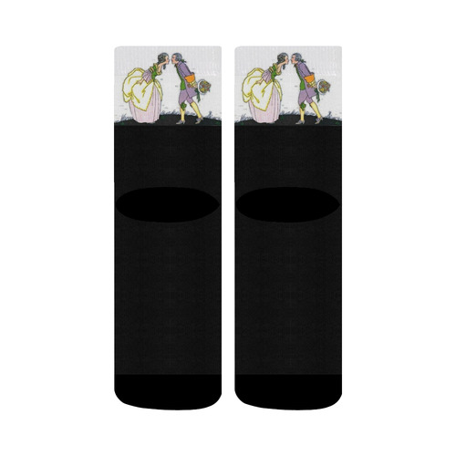 Secret Stolen Kiss Crew Socks