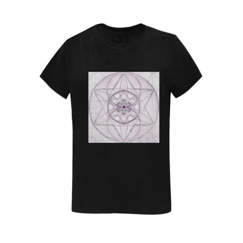 Protection- transcendental love by Sitre haim Women's T-Shirt in USA Size (Two Sides Printing)