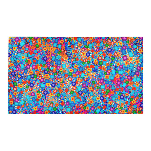 Bath Rug Colorful Carnival Colors Print Bath Rug 16''x 28''