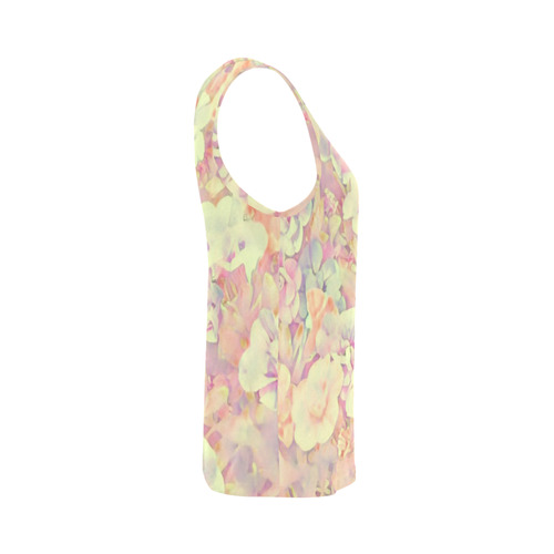 Lovely Floral 36B by FeelGood All Over Print Tank Top for Women (Model T43)
