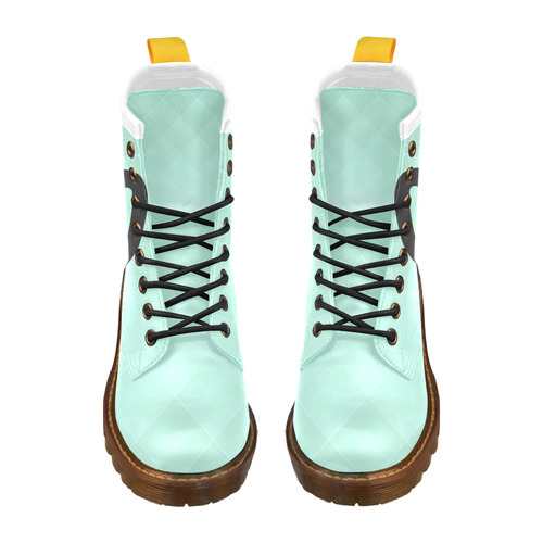 Blue Ombre JT Boot High Grade PU Leather Martin Boots For Women Model 402H