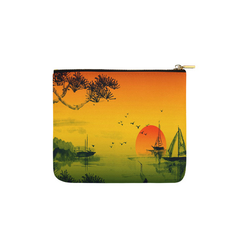 Sunset Orient Escape Carry-All Pouch 6''x5''