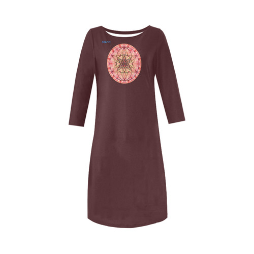 protection- vitality and awakening by Sitre haim Round Collar Dress (D22)