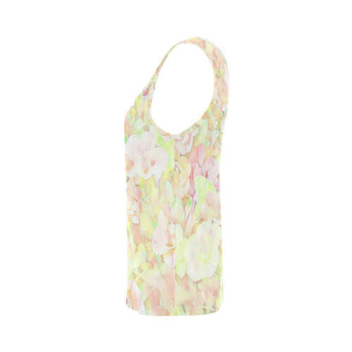 Lovely Floral 36C by FeelGood All Over Print Tank Top for Women (Model T43)