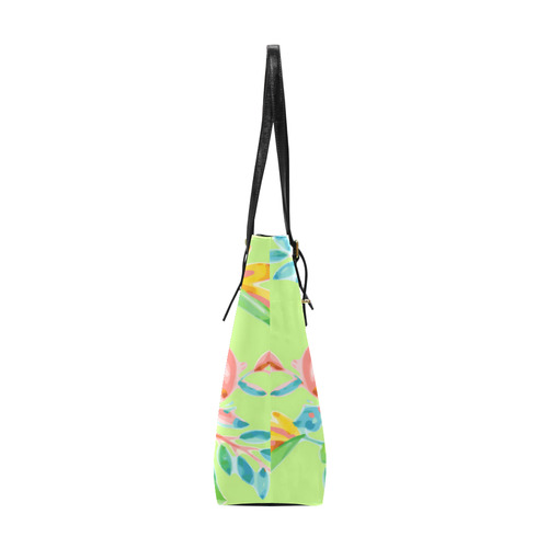 Summer Tropical Pineapple Fruit Floral Euramerican Tote Bag/Small (Model 1655)