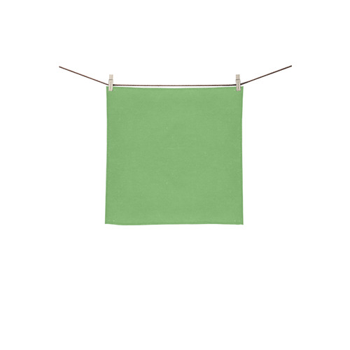 Grass Green Square Towel 13“x13”