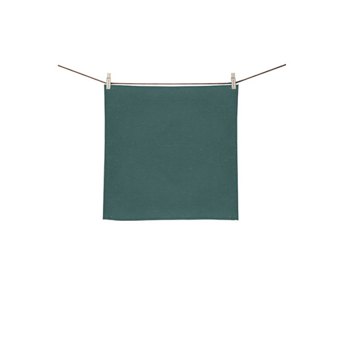 June Bug Green Square Towel 13“x13”