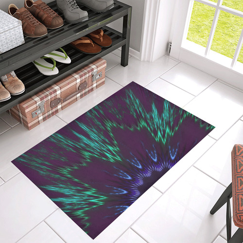 dark side of the moon Azalea Doormat 30" x 18" (Sponge Material)