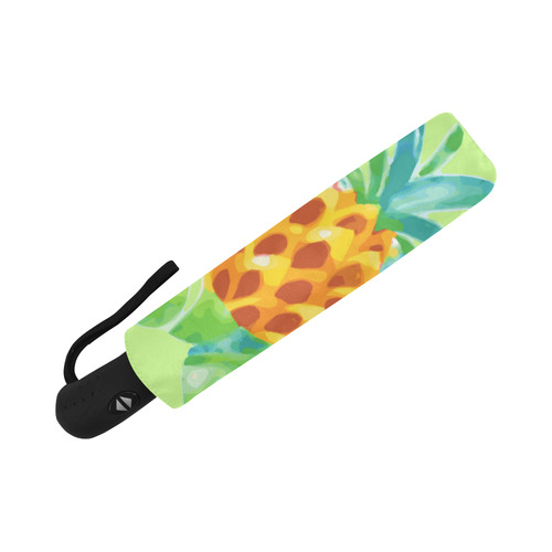 Summer Tropical Pineapple Fruit Floral Auto-Foldable Umbrella (Model U04)