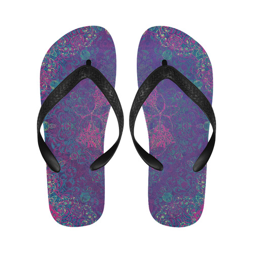 magic mandala Flip Flops for Men/Women (Model 040)