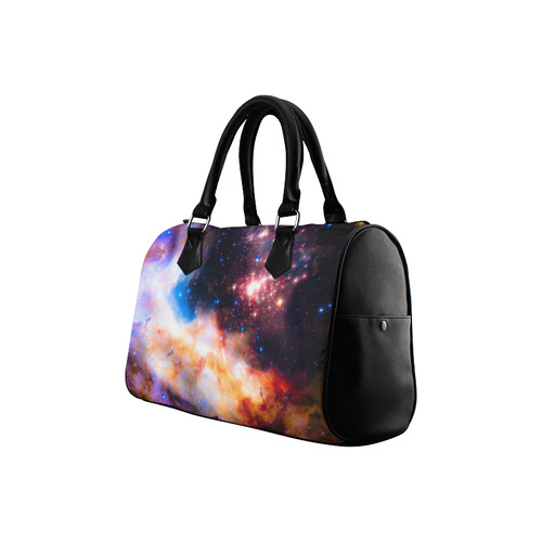 Splendid Galaxy Star Galaxies Boston Handbag (Model 1621)