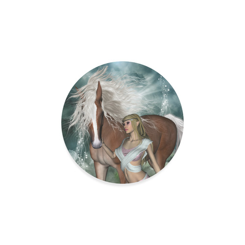 Wonderful fairy with horse Round Coaster