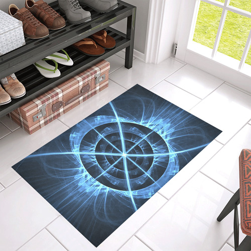 BLUEGALAXY Azalea Doormat 30" x 18" (Sponge Material)