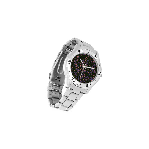 lavendercamo Men's Stainless Steel Analog Watch(Model 108)