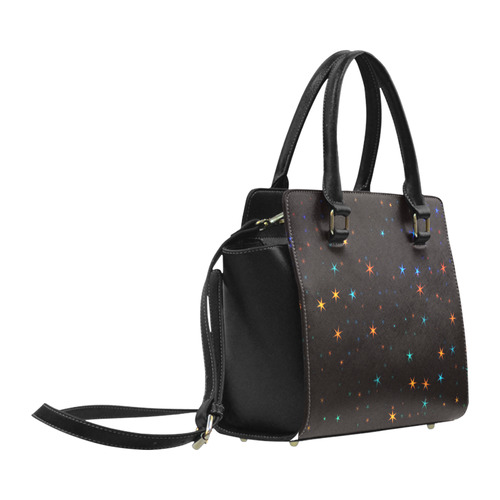 Awesome allover Stars 02E by FeelGood Classic Shoulder Handbag (Model 1653)