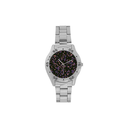 lavendercamo Men's Stainless Steel Analog Watch(Model 108)