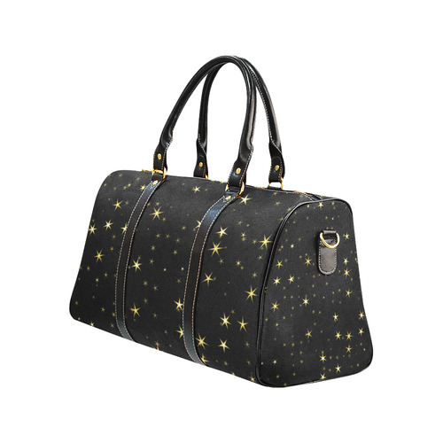 Awesome allover Stars 02A by FeelGood New Waterproof Travel Bag/Large (Model 1639)