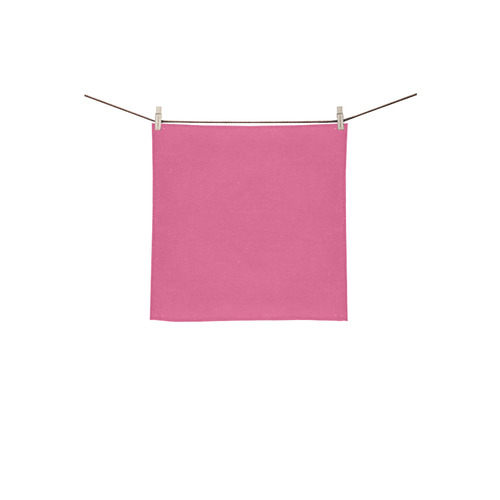 Shocking Pink Square Towel 13“x13”