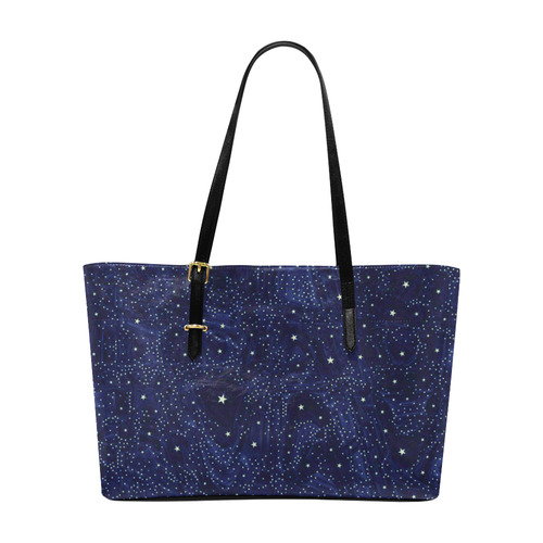 Awesome allover Stars 01B by FeelGood Euramerican Tote Bag/Large (Model 1656)