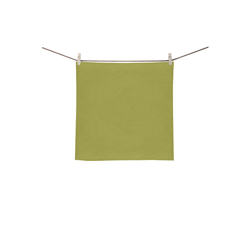 Golden Lime Square Towel 13“x13”